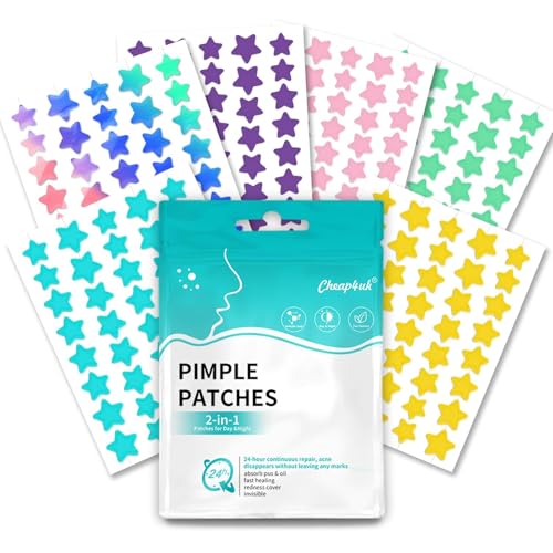 Pimple Patches Pickel Patch Pickel Pflaster Mit Teebaumöl Und Salicylsäure Anti Pickel Patches Unsichtbarer Und Wasserdicht Absorptions Akne Patches(Star 240 Stück) von cheap4uk