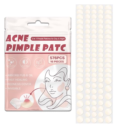 Pimple Patches Pickel Patch Mit Teebaumöl Und Salicylsäure Pickel Patches Unsichtbarer Und Wasserdicht Absorptions Anti Pickel Patches Kann Akne Schnell Loswerden (576 Stück) von cheap4uk