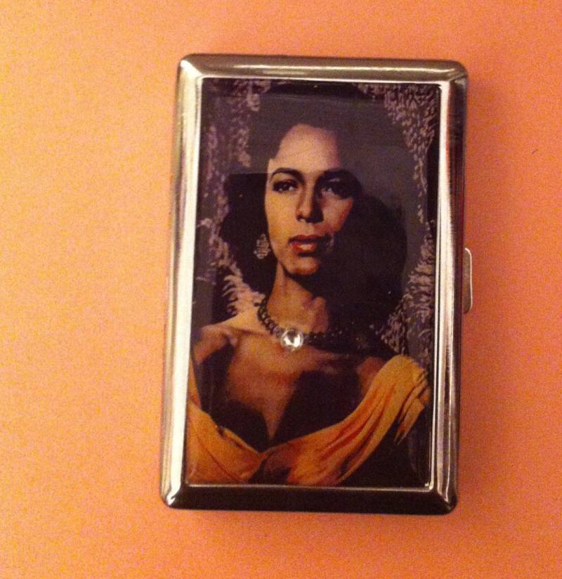 Retro Dorothy Dandridge 2-Clip Zigarettenetui Brieftasche Ausweisetui Visitenkartenetui Kreditkartenetui von cheetahrama