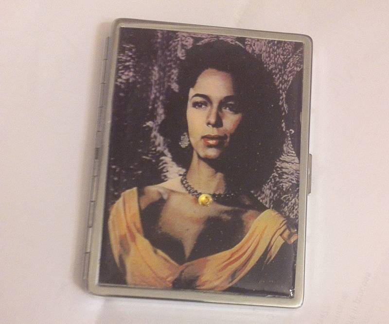 Retro Dorothy Dandridge Carmen 1-Clip Wallet Id Zigarettenetui Business Kreditkartenetui von cheetahrama