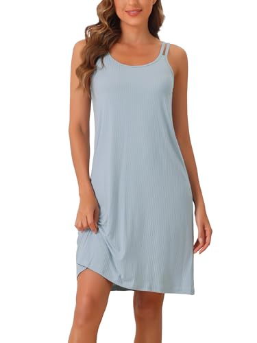 cheibear Damen Nachthemden Ärmellos Nachthemden Nachthemden Camisole Nachthemden Blau M cheibear Damen Nachthemden Ärmellos Nachthemden Nachthemden Camisole Nachthemden Blau M von cheibear