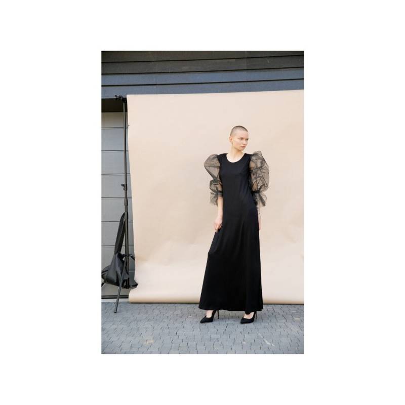 Cocktailkleid, Elegantes Kleid, Gothic Schwarzes Maxi Benutzerdefiniertes Urlaubskleid von cherryblossomsdress