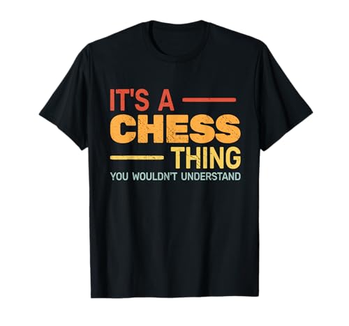It's a Chess Thing Schachbrettschach im Vintage-Stil für Damen T-Shirt It's a Chess Thing Schachbrettschach im Vintage-Stil für Damen T-Shirt von chess retro for men checkmating board game