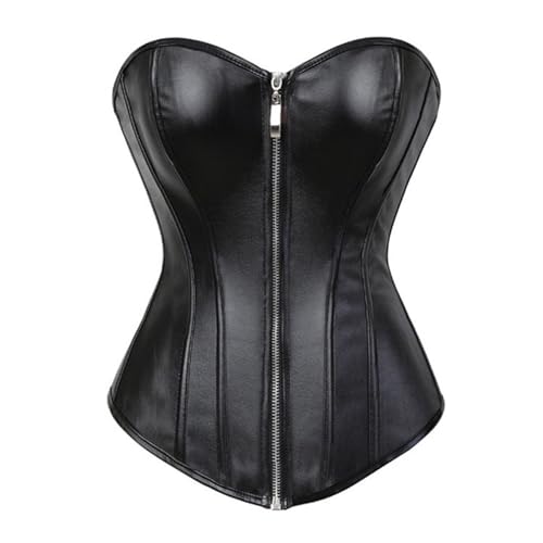 Uktorgürtel, Hüftkorsett aus Satin, Vintage, für Damen, Mieder, ohne Knochen, Korsett ohne Knochen, Uktor-Gürtel für Damen, schlankmachend, Sport, Schwarz , 54 von chhoioia