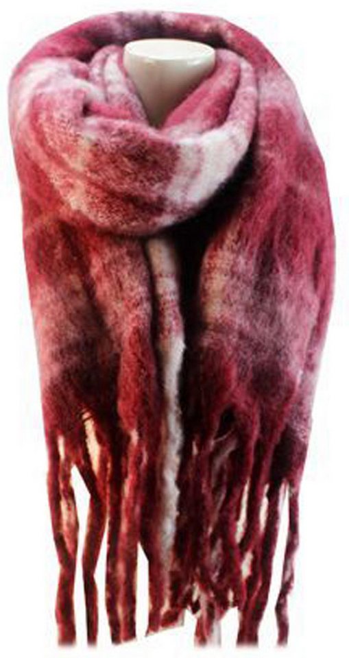 chic4home Schal Winter Weave, (1-St. 1-teilig), Damen Schal ca.40x180cm Double-Tone weiches Alpaka-Gefühl von chic4home