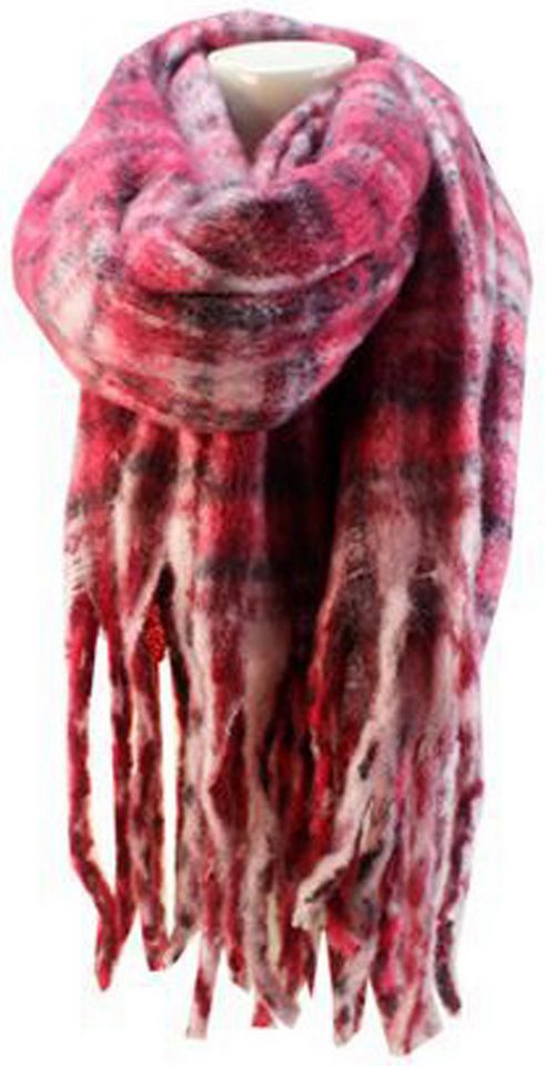 chic4home Schal Winter Weave, (1-St. 1-teilig), Damen Schal ca.40x180cm Double-Tone weiches Alpaka-Gefühl von chic4home