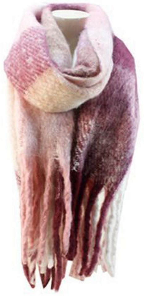 chic4home Schal Winter Weave, (1-St. 1-teilig), Damen Schal ca.40x180cm Double-Tone weiches Alpaka-Gefühl von chic4home