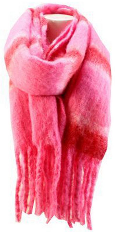 chic4home Schal Winter Weave, (1-St. 1-teilig), Damen Schal ca.40x180cm Double-Tone weiches Alpaka-Gefühl von chic4home