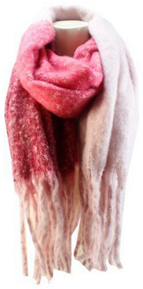 chic4home Schal Winter Weave, (1-St. 1-teilig), Damen Schal ca.40x180cm Double-Tone weiches Alpaka-Gefühl von chic4home