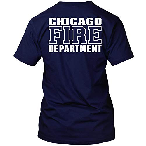 Chicago Fire Dept. - T-Shirt (Version 2) (L, Navy) von chicagofire