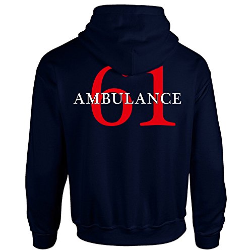 Chicago Fire Dept. - Ambulance 61 Pullover mit Kapuze (3XL) von chicagofireshop