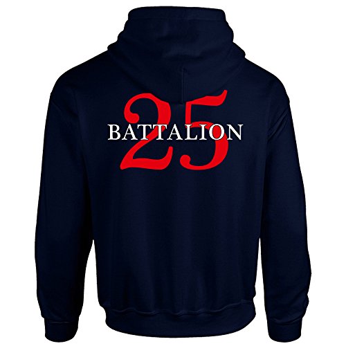 Chicago Fire Dept. - Battalion 25 Pullover mit Kapuze (XXL) von chicagofireshop