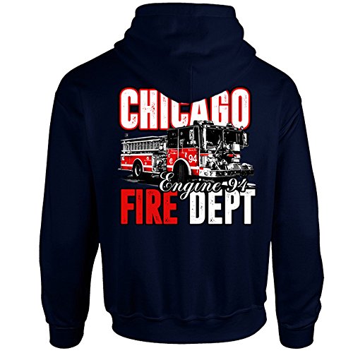 Chicago Fire Dept. - Engine 94 Pullover mit Kapuze (3XL) von chicagofireshop