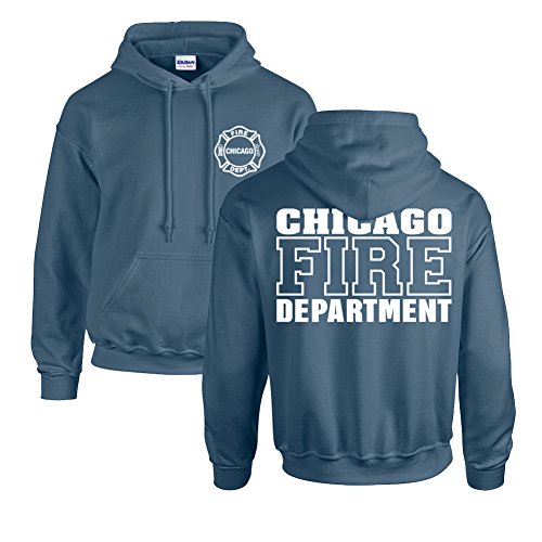 Chicago Fire Dept. Pullover (Indigo Blue) (L) von chicagofireshop