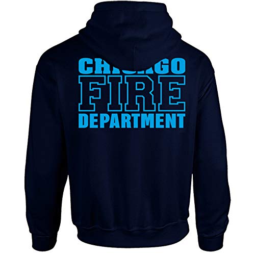 Chicago Fire Dept. - Pullover mit Kapuze (Blue Edition) (M) von chicagofireshop