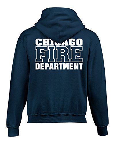 Chicago Fire Dept. - Pullover mit Kapuze für Kinder (L (164)) von chicagofireshop