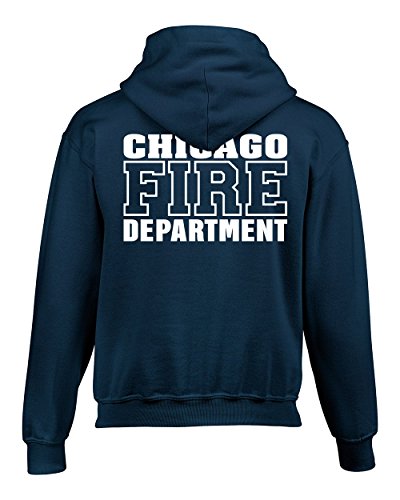 Chicago Fire Dept. - Pullover mit Kapuze für Kinder (M (140/152)) von chicagofireshop