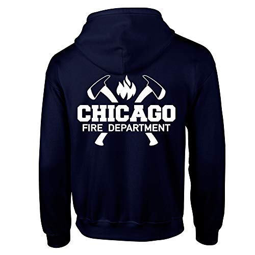 Chicago Fire Dept. - Sweatjacke mit Axt-Logo (M) von chicagofireshop