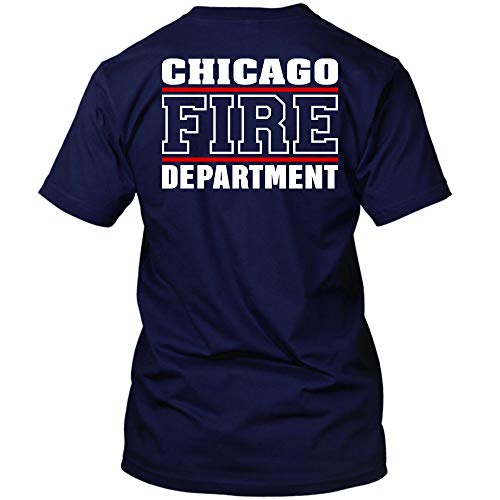 Chicago Fire Dept. - T-Shirt (Red Line) (L) von chicagofireshop