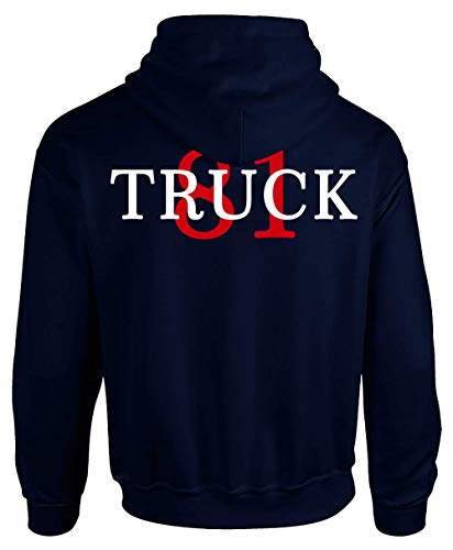 Chicago Fire Dept. - Truck 81 Pullover mit Kapuze (3XL) von chicagofireshop