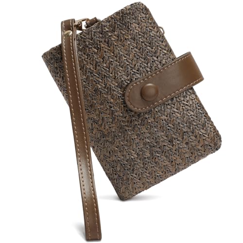 chichilin Damen-Geldbörse aus natürlichem Bastgras, klein, mit Münzfach, Ausweisfenster, Kartenhalter, W-braun chichilin Damen-Geldbörse aus natürlichem Bastgras, klein, mit Münzfach, Ausweisfenster, Kartenhalter, W-braun von chichilin