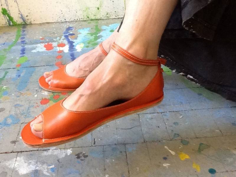 Offene Toe-Flats von chickpeakid