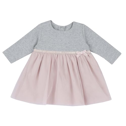 Chicco, Kleid Neugeborene mit Langarm, aus weichem Stoff, Maschinenwaschbar, Kleidung Neugeborene 0-24 Monate, Entworfen in Italien von Chicco