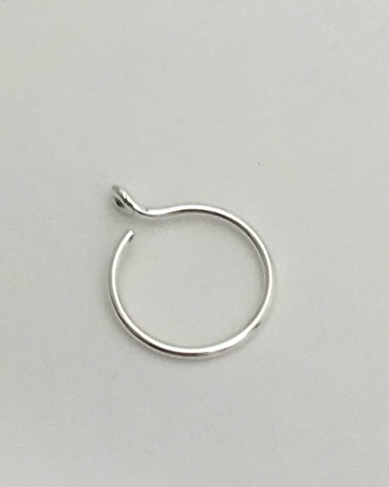 sterling Silber Fake Nasenring 20 Gauge Nicht Piercing Schmuck sterling Silber Fake Nasenring 20 Gauge Nicht Piercing Schmuck von chikOjewel