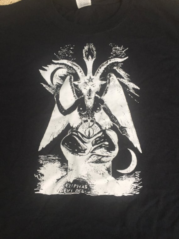 Baphomet Teufel Tarot Shirt Top S/M/L/xl Baphomet Teufel Tarot Shirt Top S/M/L/xl von chillchilldesigns