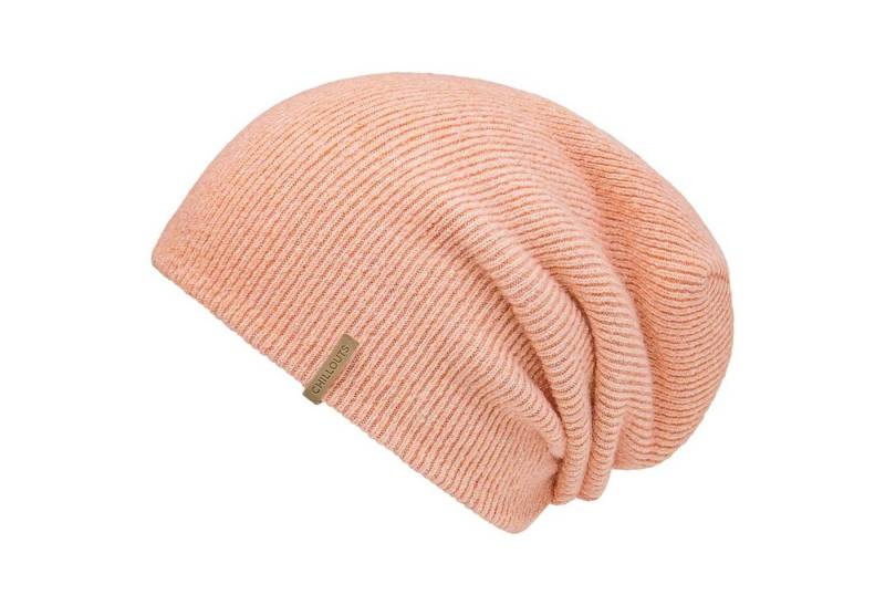 chillouts Beanie Chillouts Mütze Milea peach von chillouts