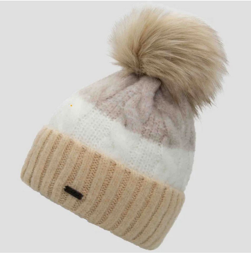 chillouts Bommelmütze Chillouts Bommelmütze Tilda Beige von chillouts