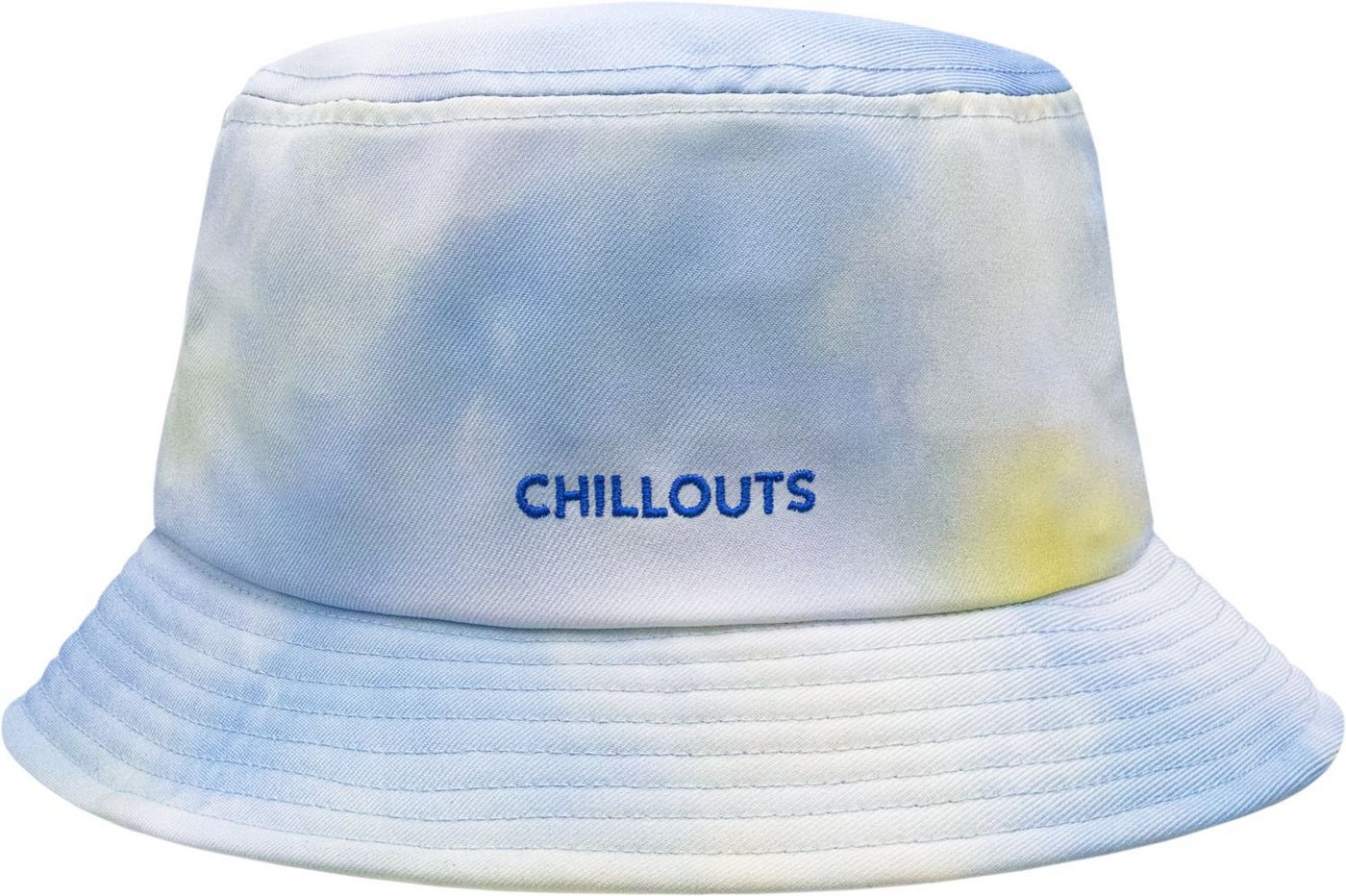 chillouts Sonnenhut Chillouts Twisp Bucket Hat blau gelb von chillouts