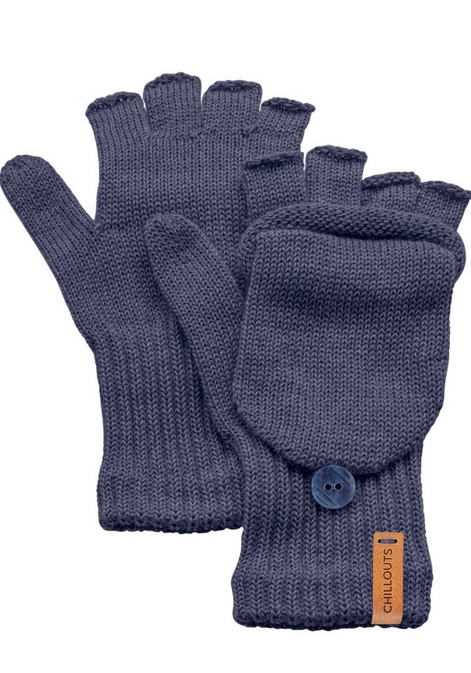 chillouts Strickhandschuhe Thilo Glove wird durch die Klappe zu Fäustlingen, Daumen geschlossen von chillouts