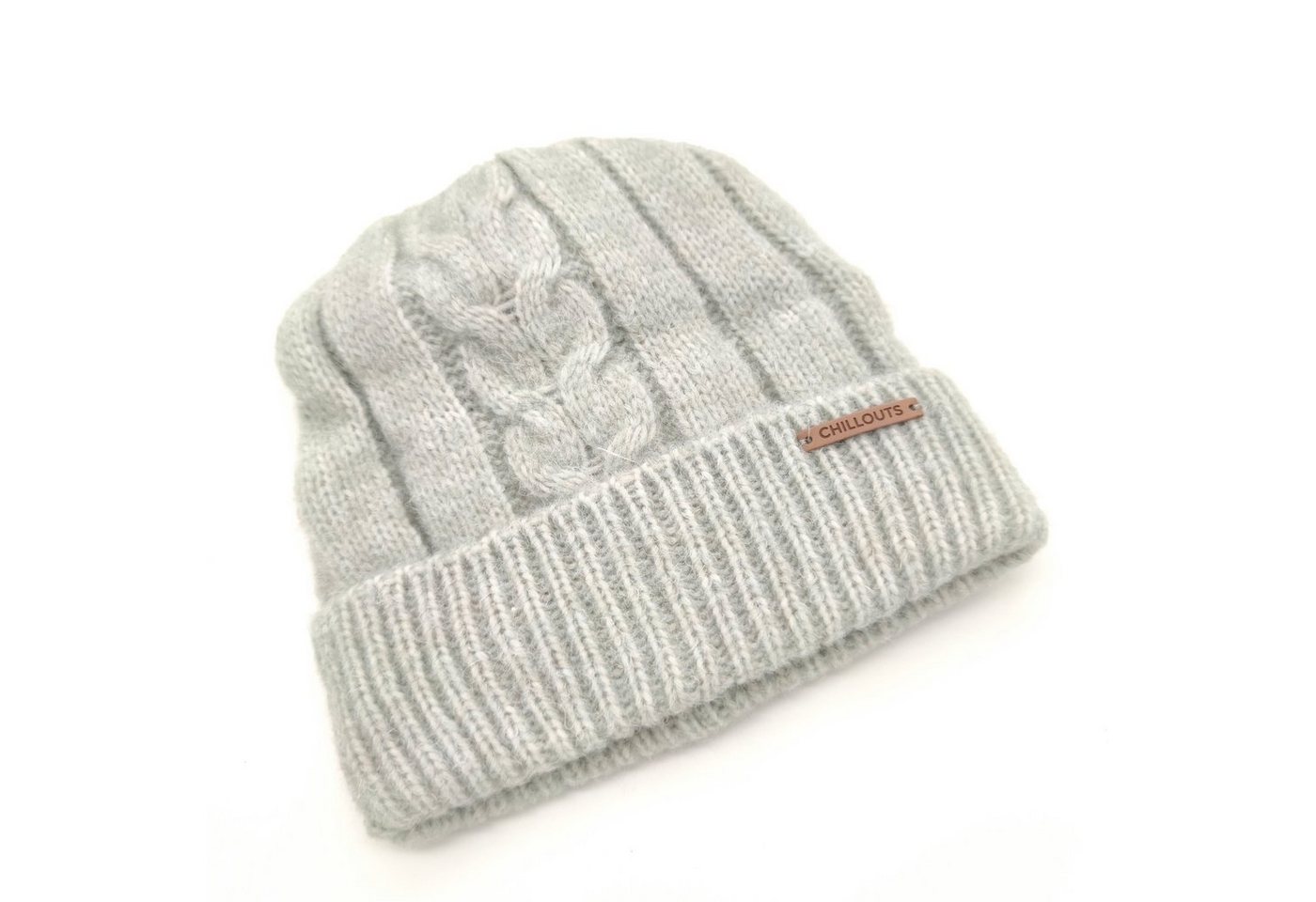 chillouts Strickmütze Strickmütze light grey von chillouts