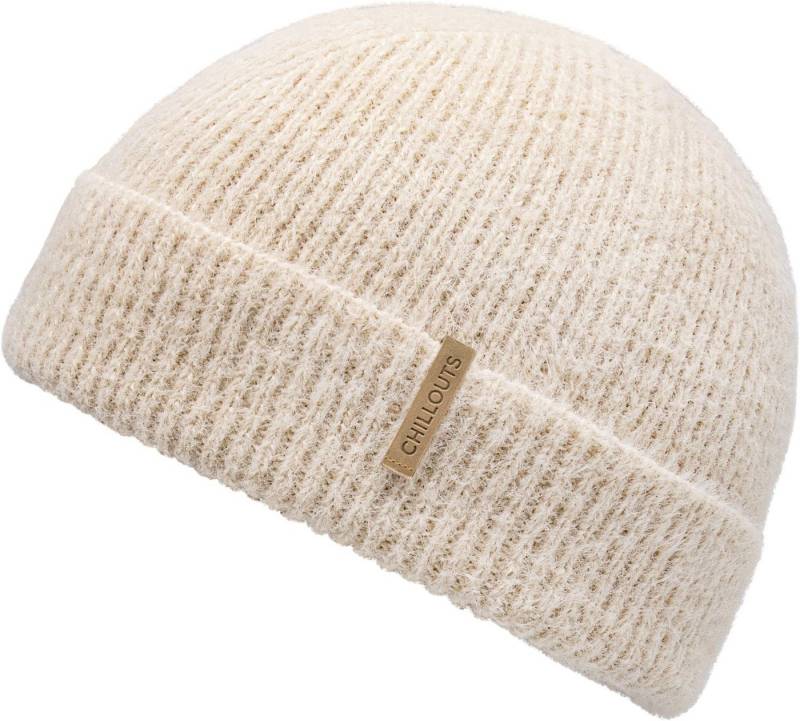 chillouts Strickmütze weiche kurze Docker-Mütze Skadi mit Umschlag von chillouts