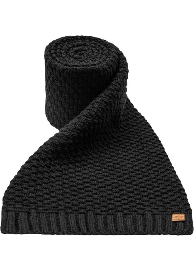 chillouts Strickschal Garrick Scarf, Strick im Waffellook von chillouts