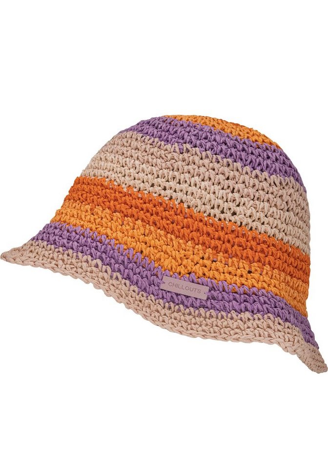 chillouts Strohhut aus Papierstroh mit knautschbarer Struktur & verstellbarer Passform von chillouts