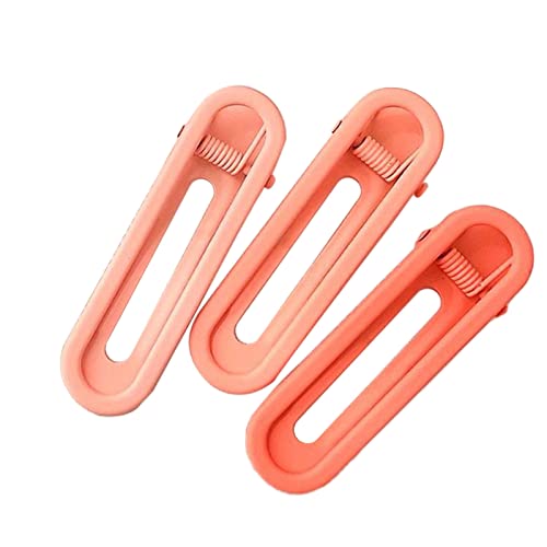 Bonbonfarbene Haarnadel Mädchen Seitenclip Entenschnabelclip Flacher Clip Kleine Haarnadel Bangclip Haarnadel Kopfbedeckung Haarspange Katzenmotiv (Orange, One Size) von chiphop