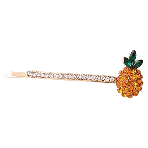 Einfacher -Perlen-Feder-Clip Ananas-Frucht-Clip-Clip-Kopfschmuck-Haarschmuck-Ananas-Haarnadel Spange Damen (C, One Size) von chiphop