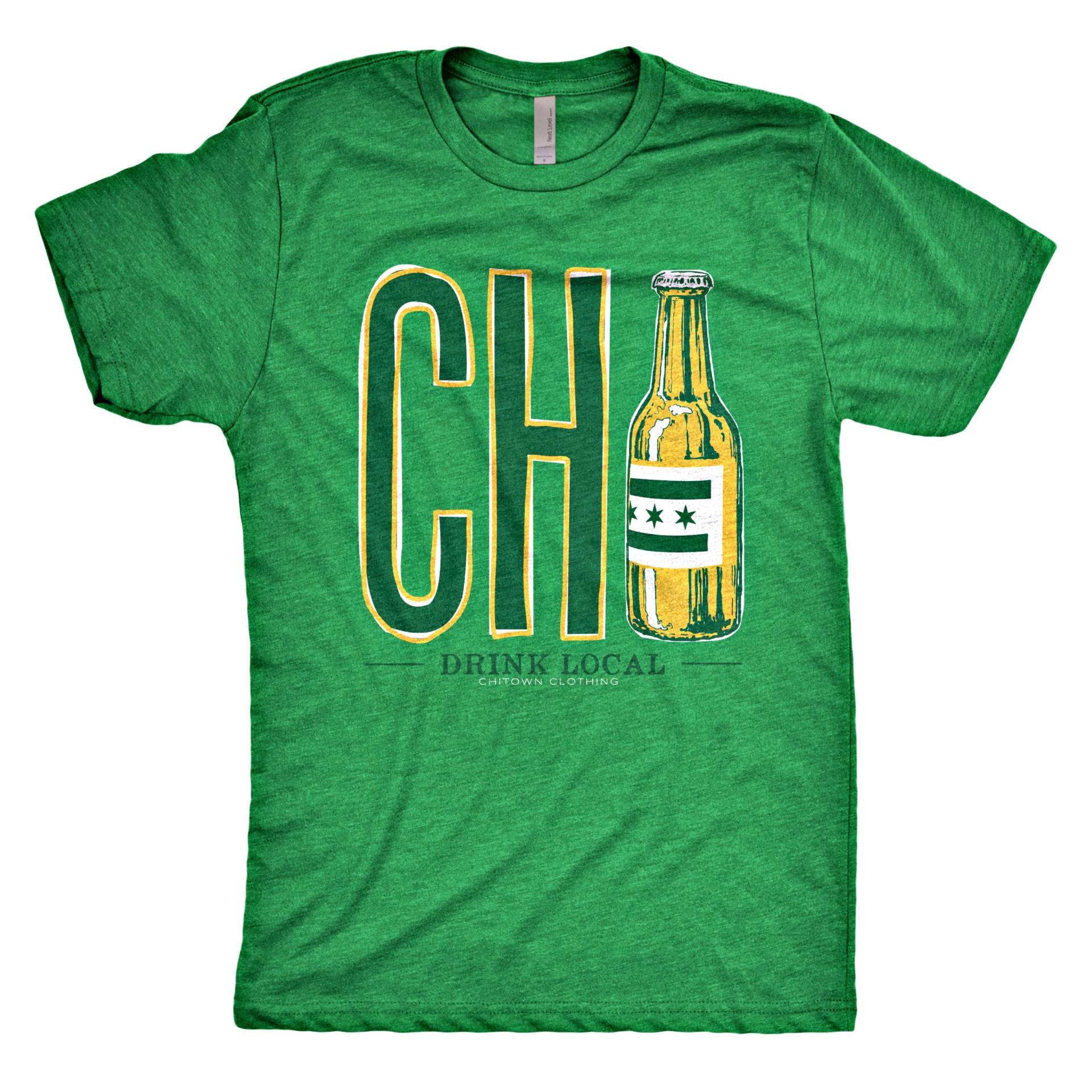 st. Patrick's Day Drink Lokal Chicago T-Shirt von chitownclothing