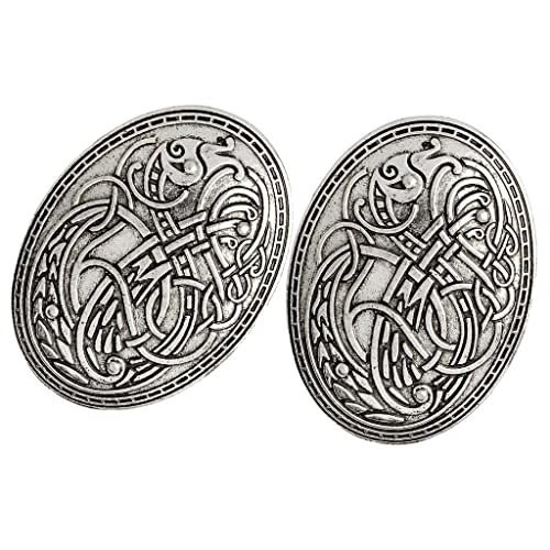 2 Wikinger Brosche Retro Anstecknadel Scheibenfibel Abzeichen Pin für Frauen und 2 Wikinger Brosche Retro Anstecknadel Scheibenfibel Abzeichen Pin für Frauen und von chiwanji