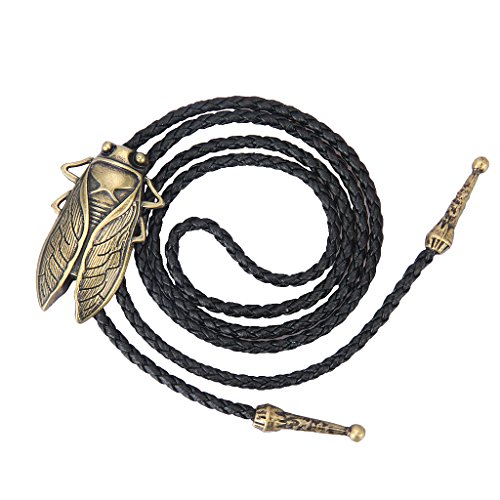 chiwanji Western Men Alloy Cicada Anhänger Rodeo Bolo Tie Krawatte von chiwanji