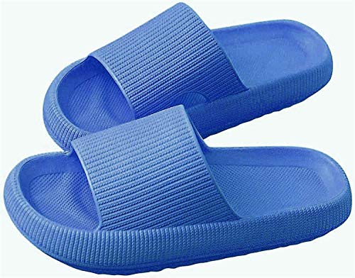 Cloudfeet Ultra-soft Slippers，Universal Quick-drying Thickened Non-slip Slippers，Pillow Slides Shoes ， Extra Soft Cloud Shoes Anti-Slip for Shower Bathroom Women and Men Blue 6.5 von cho