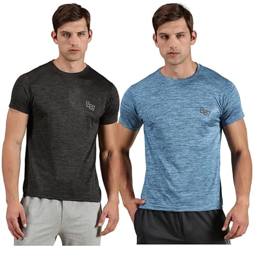 chopper club Herren-T-Shirts aus Polyester für Sport oder Fitnessstudio aus schnell trocknendem Stoff. Normale Passform feuchtigkeitsableitend von chopper club