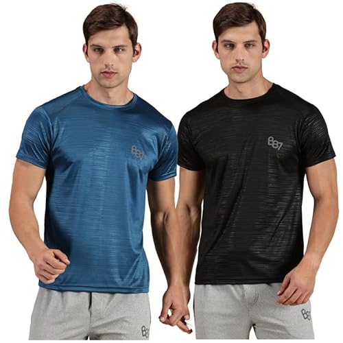 chopper club Herren-T-Shirts aus Polyester für Sport oder Fitnessstudio aus schnell trocknendem Stoff. Normale Passform feuchtigkeitsableitend von chopper club