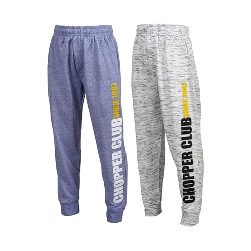 chopper club Jogginghosen für Jungen Trainingshosen für Jungen Boy's Joggers Sweatpants Slim Fit 2er Pack (11-12 Jahre-34,hdecrusky) 34 von chopper club