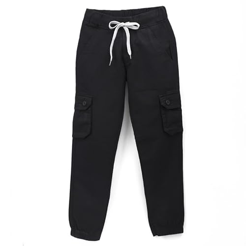 chopper club Jungen Cargohose aus Baumwolle im Slim Fit Black 40 von chopper club