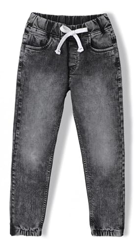 chopper club Jungenjeans – Dehnbare Jeans für Jungen aus Premium 3x1 Denim-Stoff Slim Fit Grau 30 von chopper club