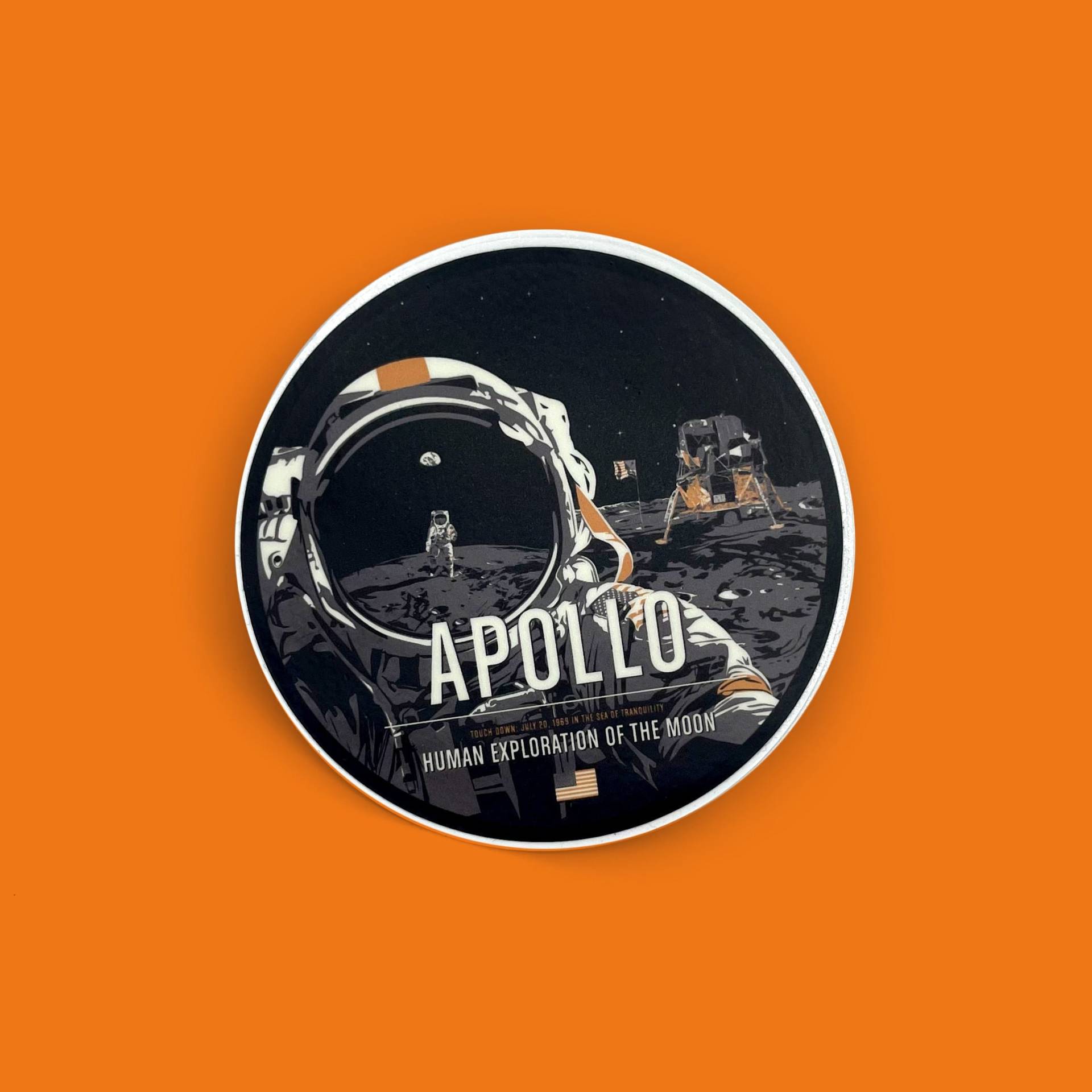 Apollo Sticker Vom The Giant Leaps in Space Serie von chopshopstore