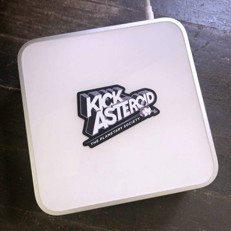 Kickasteroid Logo Sticker von chopshopstore